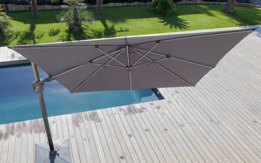 Parasol déporté haut de gamme