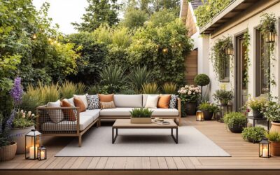 Agencer sa terrasse pour l’été une ambiance chaleureuse avec des plantations astucieuses