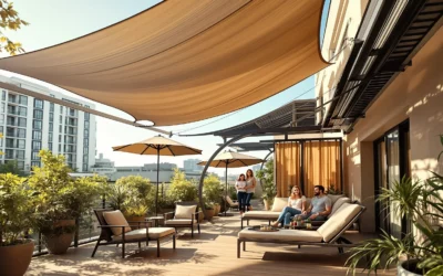 Se protéger du soleil sur une terrasse : les 8 solutions efficaces