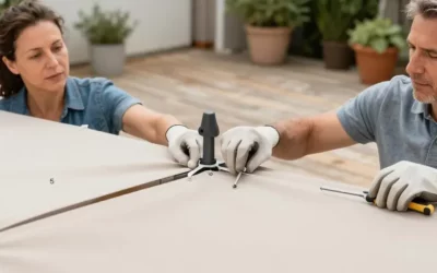 Changer toile parasol : la méthode en 5 étapes pour réussir