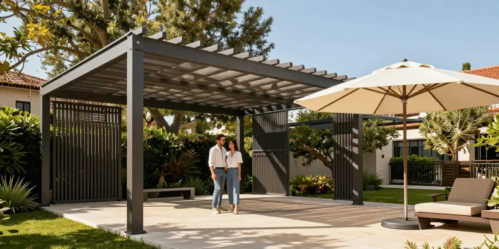 Parasol ou pergola