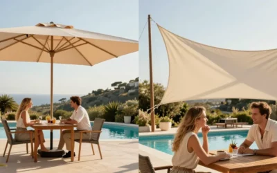 Voile d’ombrage ou parasol : le comparatif pour choisir la protection idéale