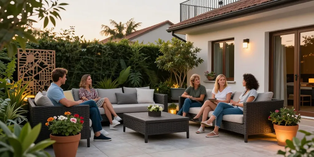 Coin terrasse : créer un vrai espace de vie dehors